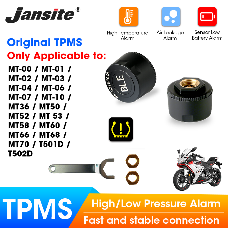 Tire Pressure Monitor - Jansite Motorcycles TPMS zaprojektowane dla konkretnego
