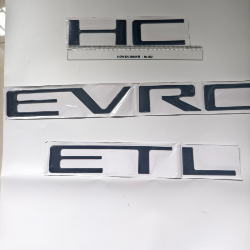 Market Car Accessories - 1 szt. Naklejka z literami 3D