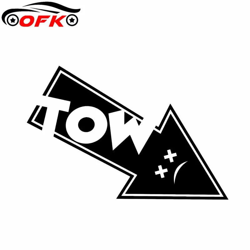 Car Accessories Racing - Hak holowniczy strzałka winylowa tablica naścienna