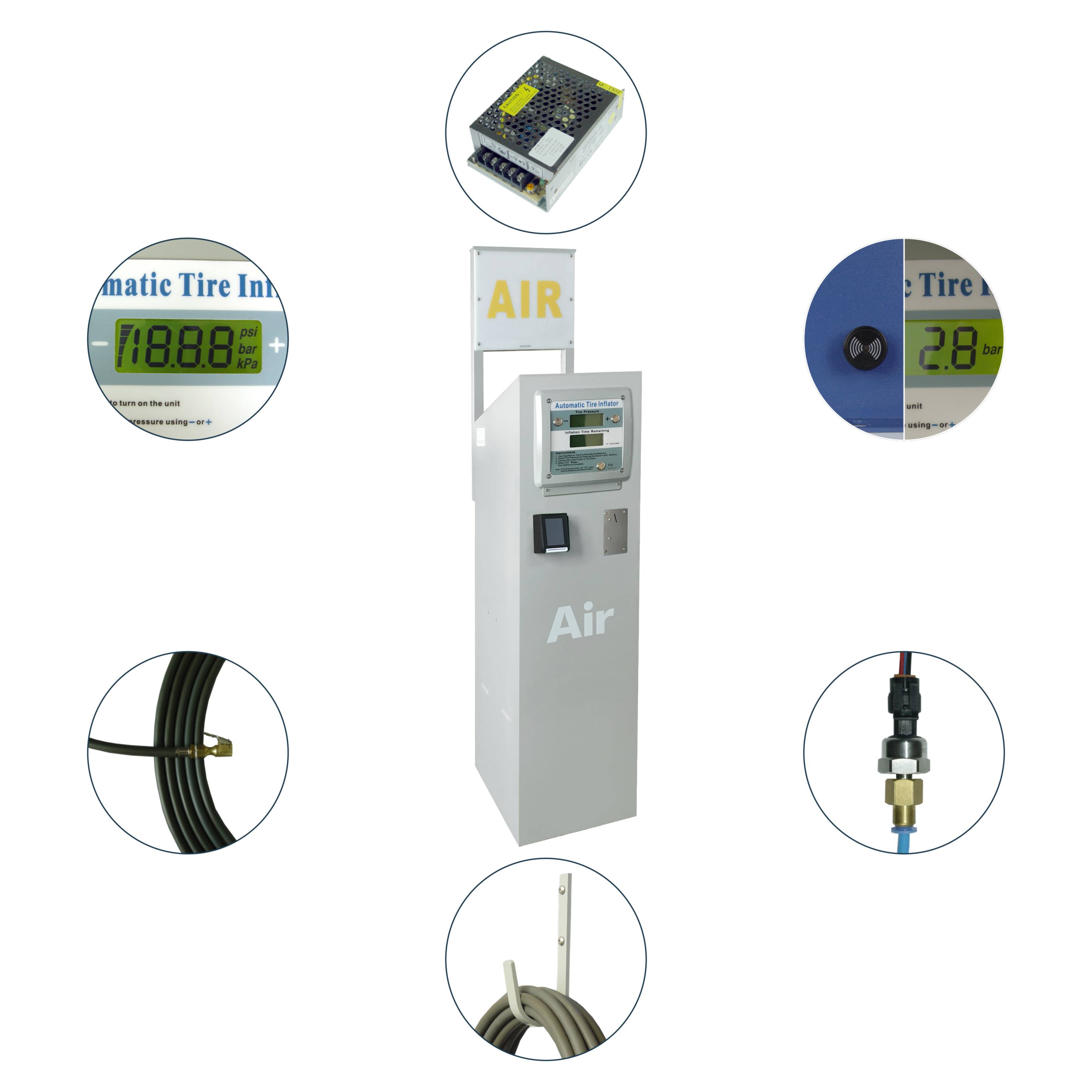 Wodoodporny kompresor do opon  – Tire Pressure Monitor recenzja i cena
