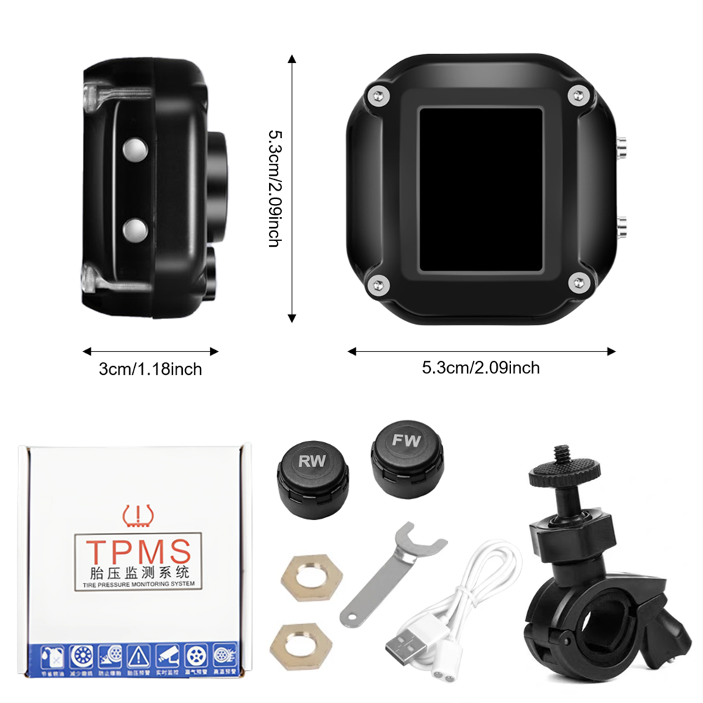 Motocyklowy system monitorowan – Tire Pressure Monitor recenzja i cena