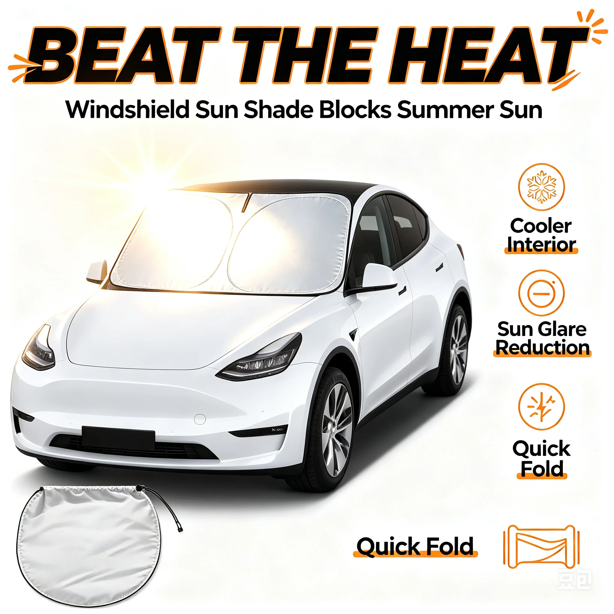 Osłona przeciwsłoneczna do sam – Windshield Sun Shade recenzja i cena