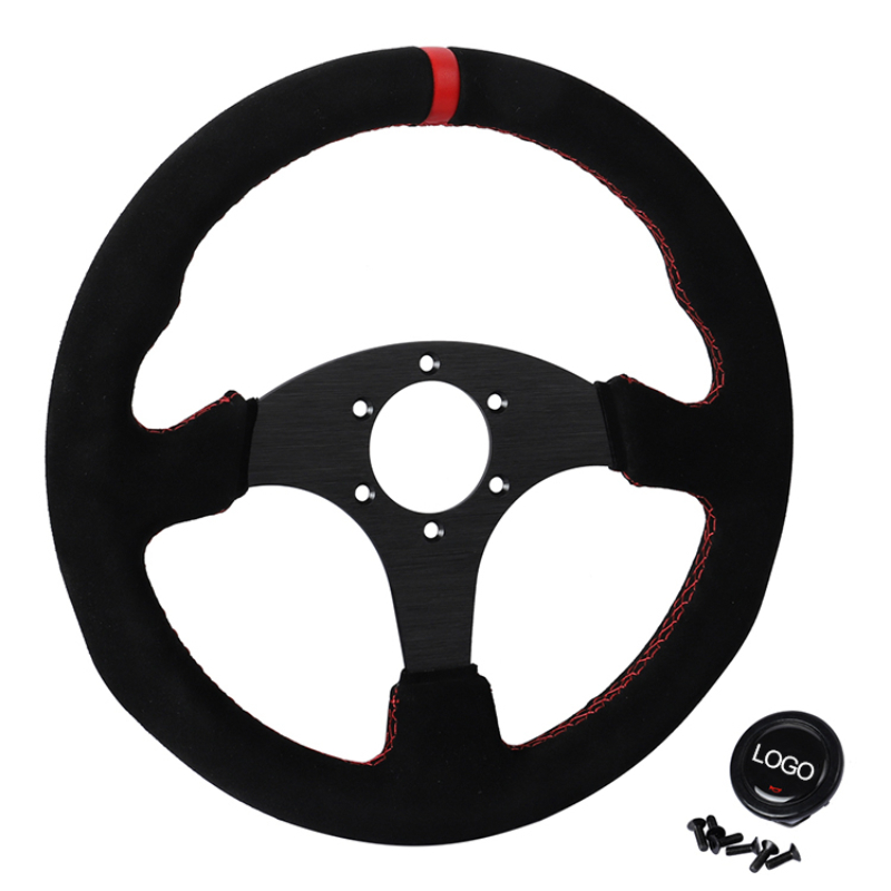 Zamszowa kierownica wyścigowa  – Car Accessories Racing recenzja i cena