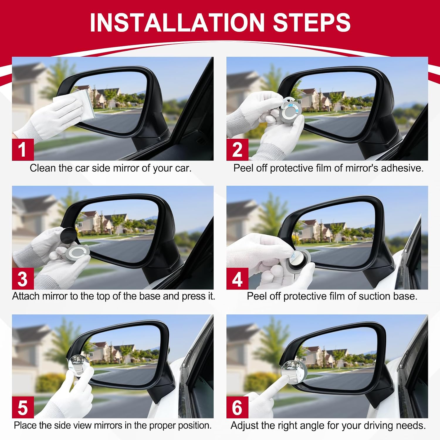Lusterko martwego pola, okrągł – Car Blind Spot Mirror recenzja i cena