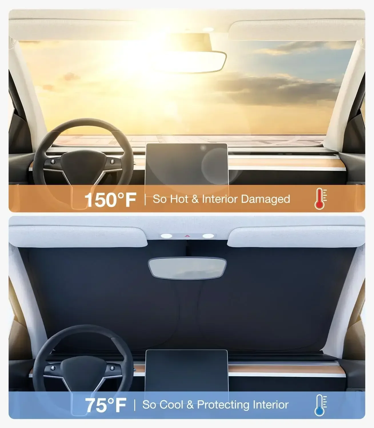 Osłona przeciwsłoneczna do sam – Windshield Sun Shade recenzja i cena