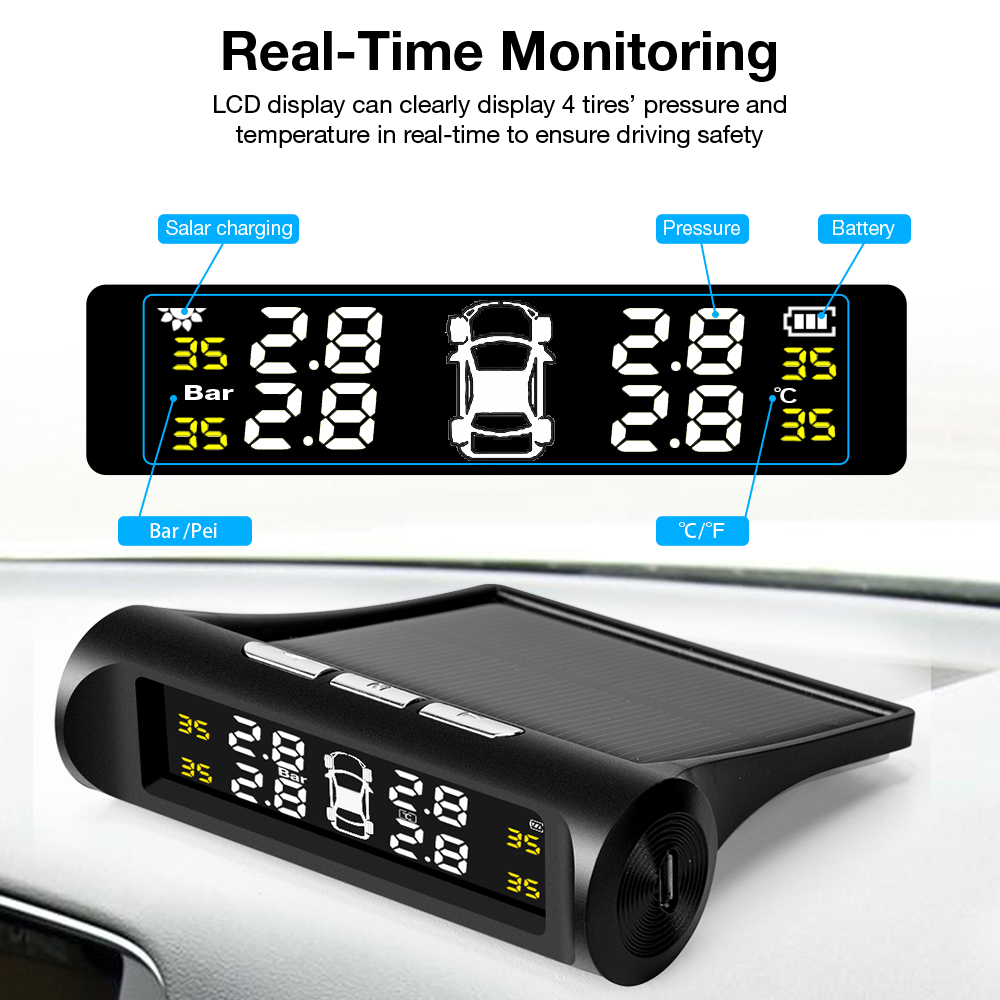 Samochodowy system monitorowan – Tire Pressure Monitor recenzja i cena
