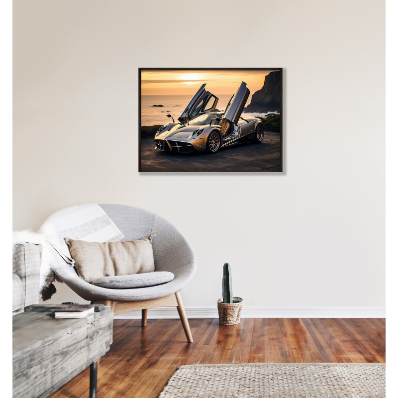 Bezramowy Nowoczesny Plakat z  – Car Accessories Brand recenzja i cena